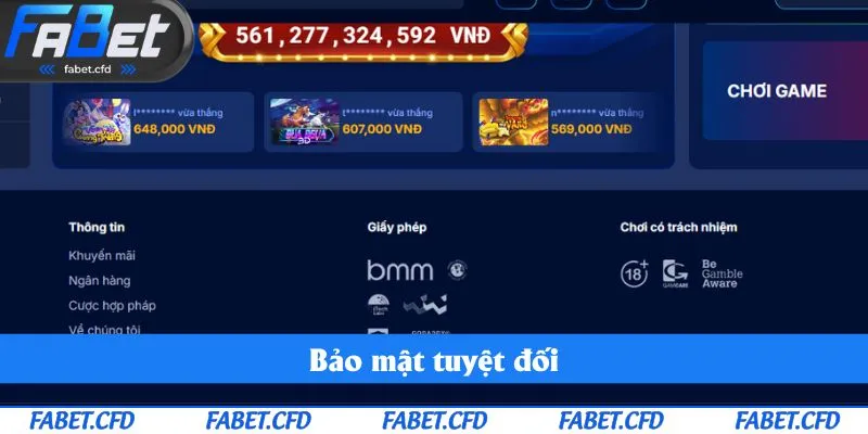 Hệ thống bảo mật an toàn tối đa, công nghệ hiện đại tiên tiến
